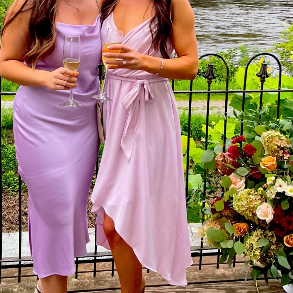 Hello Molly Fuel To My Fire Midi Dress Light Lilac